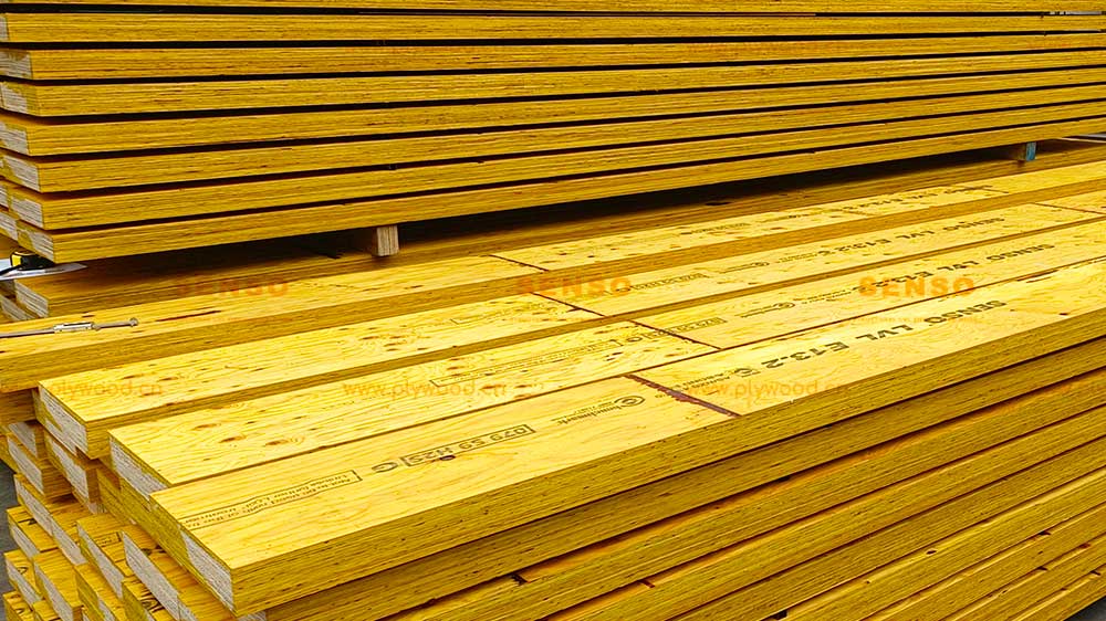 LVL beam of wood