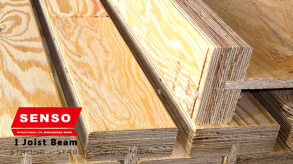 laminated wood I beams