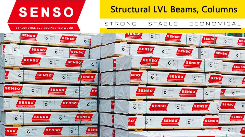 Wooden Roof Frame Solutions with SENSO LVL Beams