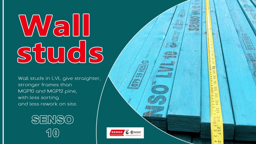 Wall studs, timber framing, pine framing, MGP10 timber, MGP12 pine, LVL timber, laminated veneer lumber, structural LVL beams