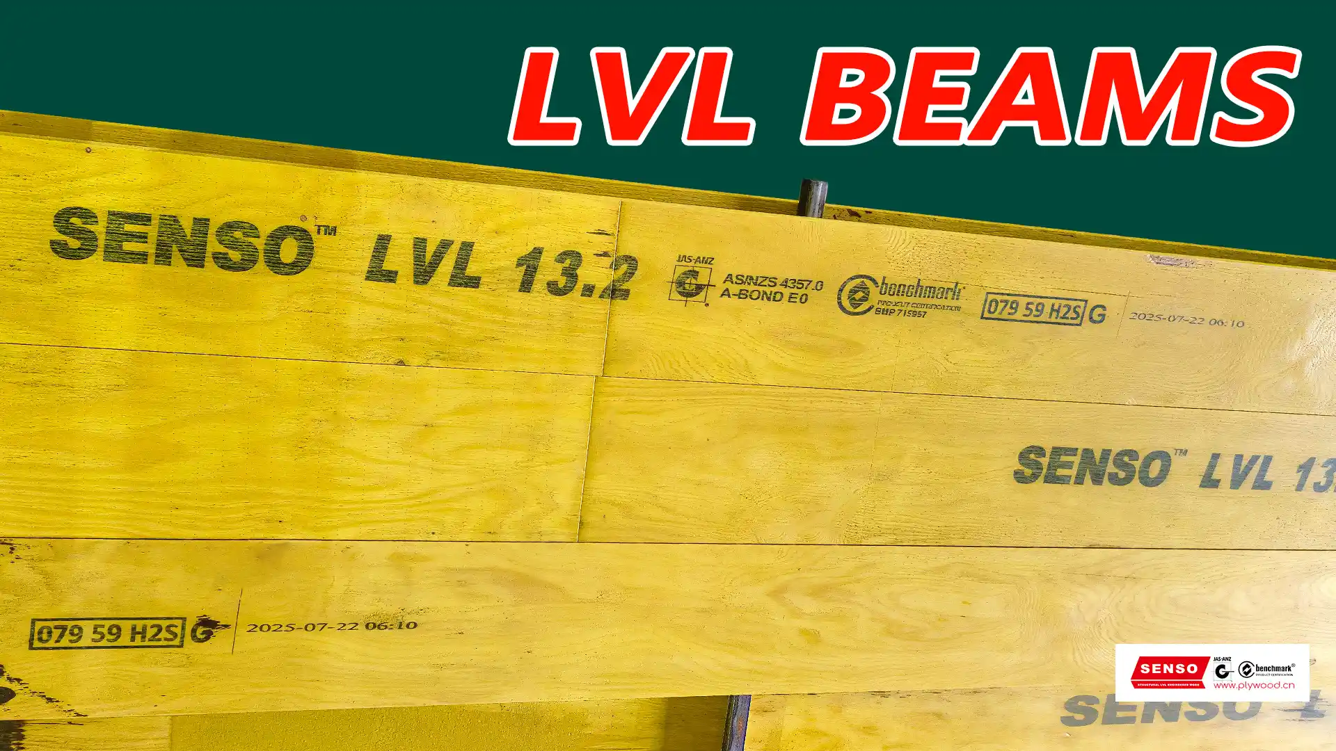 LVL beam span table guide for builders showing engineered wood beam sizing and load span reference