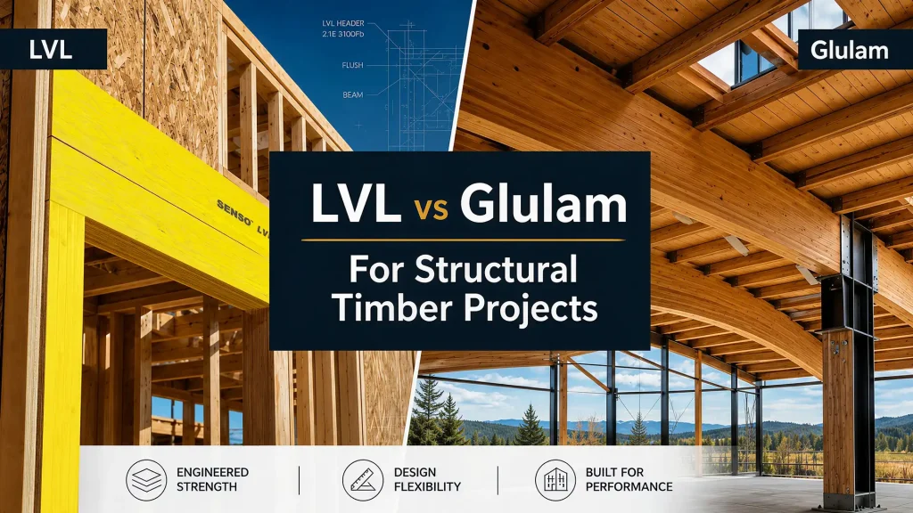 LVL vs Glulam for Structural Timber Projects LVL vs Glulam comparison for structural timber projects and engineered wood beam selection