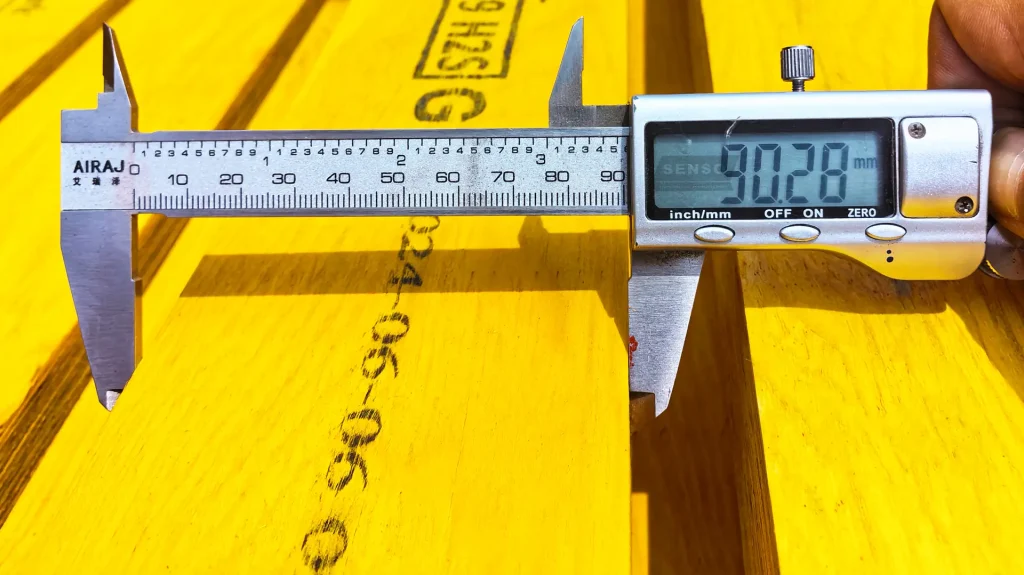 SENSO LVL beam sizes for structural timber and formwork orders