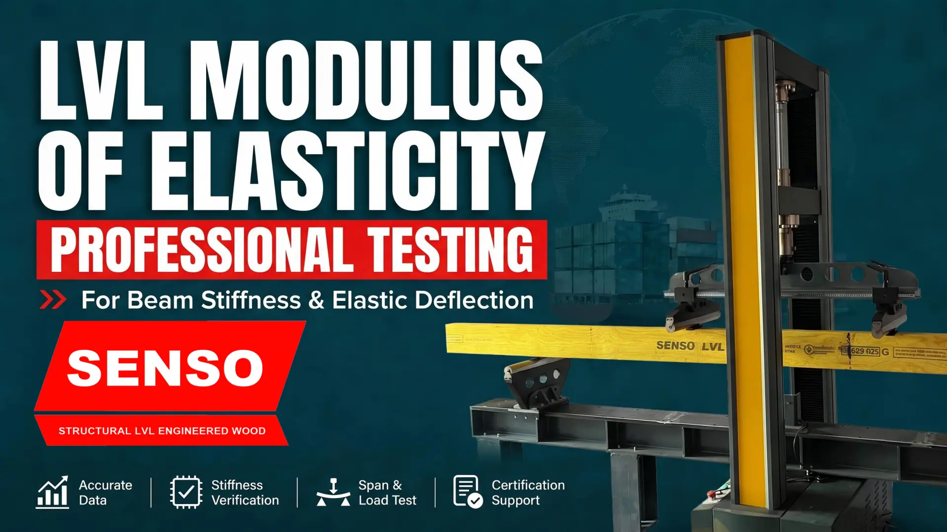 LVL modulus of elasticity explaining beam stiffness elastic deflection section depth span and load