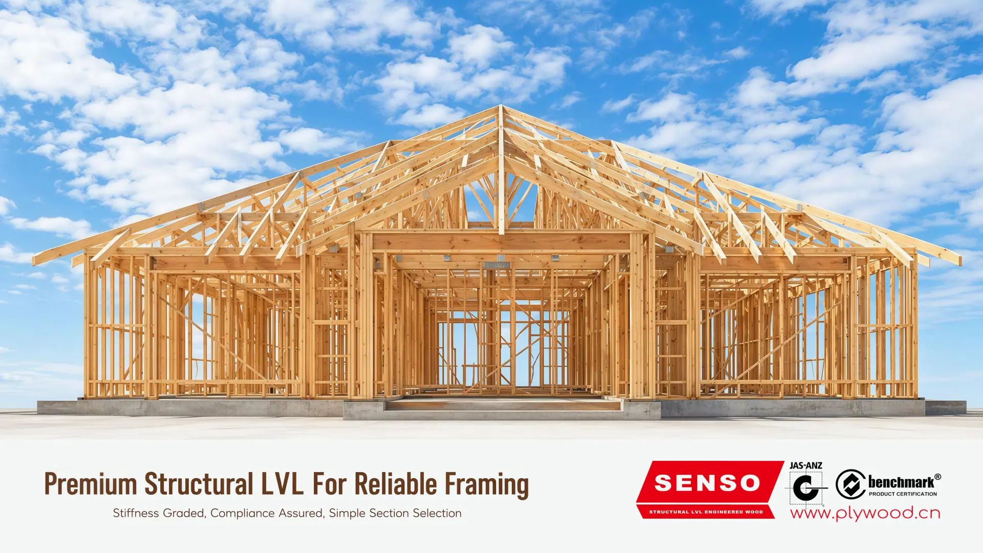 Structural LVL Compliance Treatment and Traceability SENSO structural LVL beams with batch marks product data treatment records certification checks and correct covered storage on level bearers