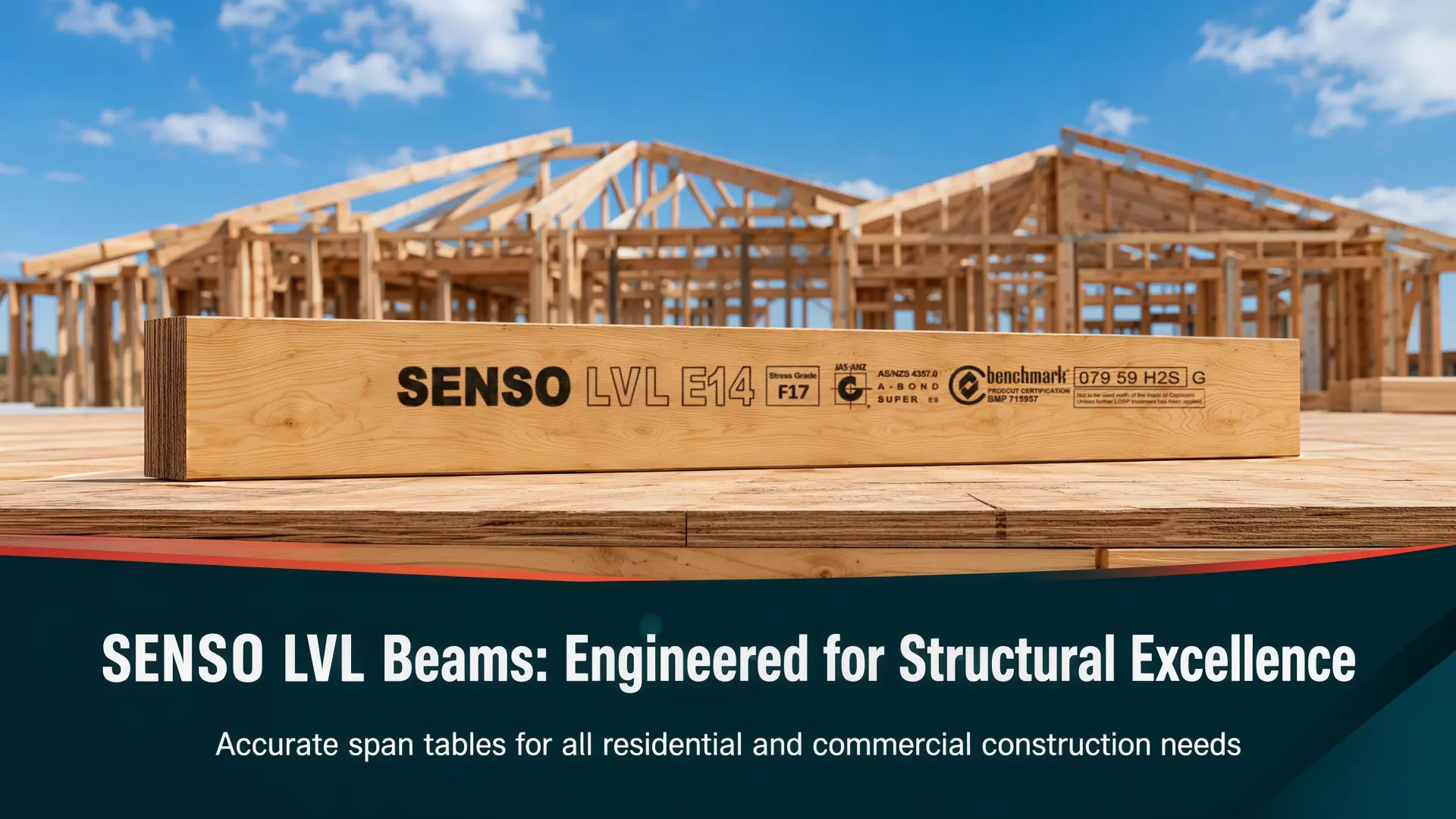 LVL Beam Span Tables Bearing and Restraint Check LVL beam span tables bearing restraint and connection check for a supported SENSO structural beam